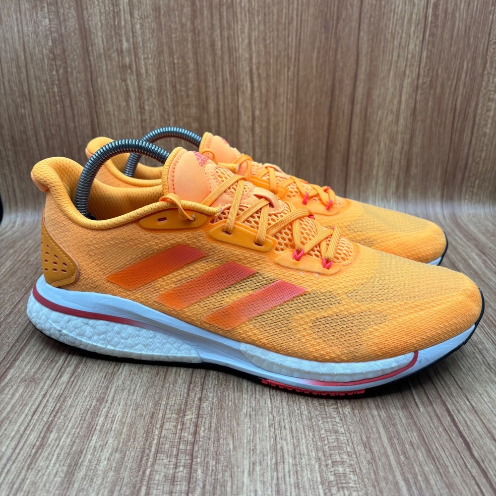 adidas Supernova+ CC Running Shoes Orange Mens 9.5 GX2959 Boost Bounce Sneakers